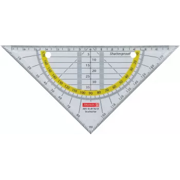 BRUNNEN Geodreieck OFFICE TO GO 16,0 cm Set Square Transparent