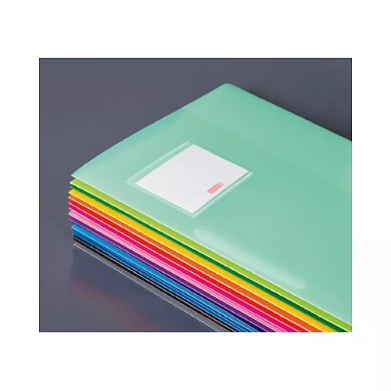 BRUNNEN FACT! Report File Polypropylene Kiwi Translucent DIN A4
