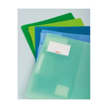 BRUNNEN FACT! Report File A4 Polypropylene Blue 250 Sheets Capacity
