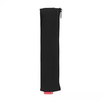 BRUNNEN Onyx Black Pencil Case - Polüester, tõmblukuga, 210x70x70 mm