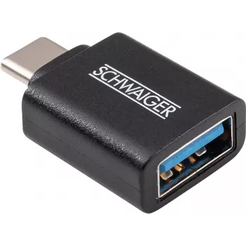 Schwaiger USB-adapter USB 3.1 Type-C isane USB 3.0 Type-A emane must (CAU310 533)