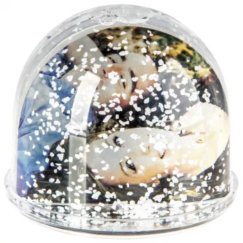 WALTHER Photo Glitter Ball Snow 6.9x6.3 cm GK080W