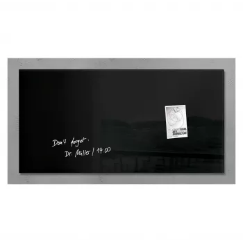 SIGEL artverum Klaasist Magnetiline Tahvel 910 x 460 mm Super White Raamita