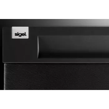 SIGEL CINTANO Desk Pad S - Must - Kunstnahk - 600 x 490 mm - 1 tk