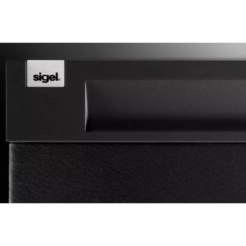 SIGEL CINTANO Desk Pad S - Must - Kunstnahk - 600 x 490 mm - 1 tk