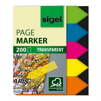 SIGEL HN613 Indeksikaardid isekleepuvad 45x60mm valged 200 tk