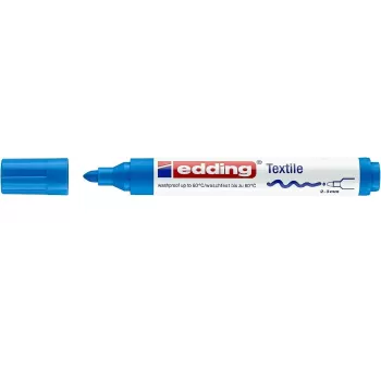EDDING 4500 Tekstiilimarker Hele-sinine Ümmargune Ots Keskmine 1 Tükk