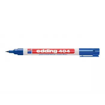 EDDING 404 Püsimarker klaasile, metallile, plastile - Must - 1 mm kuulotsik