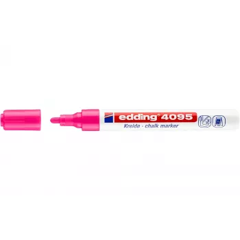EDDING 4095 Chalk Marker - Pink - 10 Pieces