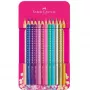 FABER-CASTELL SPARKLE Värvilised Pliiatsid - Segatud Värvid (12 tk pakk)