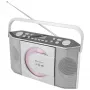 Soundmaster RCD1755SI Kaasaskantav CD-raadio FM-tuuneriga, hõbedane