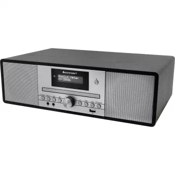 Soundmaster DAB980SW Must Muusikakeskus DAB+/FM-RDS CD USB Bluetooth Audiobook-mängija kasseti ja plaadimängijaga