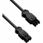 HELOS Device Extension Cable GST18 Compatible Plug to Socket Black 10.0m