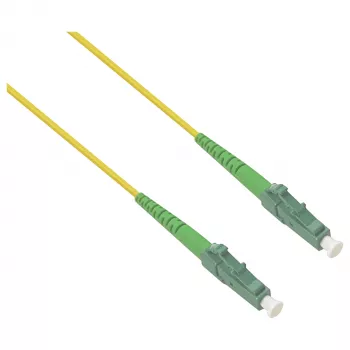 HELOS LWL OS2 Patchkabel Simplex LSZH 2.0mm LC/APC-LC/APC Yellow 20m