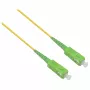 HELOS LWL OS2 Patchkabel Simplex LSZH 2.0mm SC/APC-SC/APC Yellow 15m