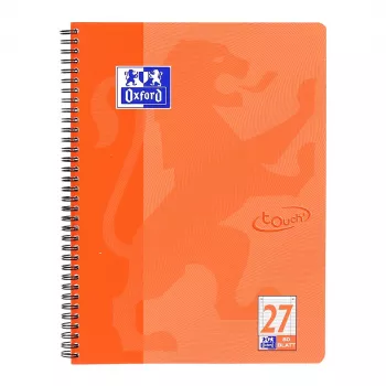 Oxford TOUCH märkmik - Coral - A4+ - 80 lehte - 90 g/m² - joonitud paber