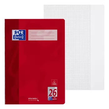ELBA 100050312 Kirjutusplokk A4 joontega Punane 16 lehte 90 g/m²
