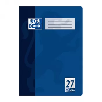 Oxford Office Notebook A4 90 g/m² Blue Lined 80 Sheets 160 Pages Micro-perforated 4-hole Punched