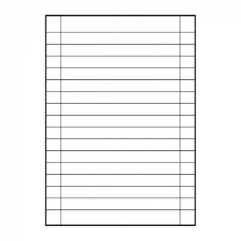 Oxford Office Notebook A4 90 g/m² Blue Lined 80 Sheets 160 Pages Micro-perforated 4-hole Punched