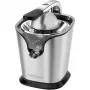 PROFI COOK PC-ZP 1154 Tsitrusepress, 160 W, Roostevaba teras, 500 ml, 2 koonust, kangiga käivitatav, Must/Hõbedane