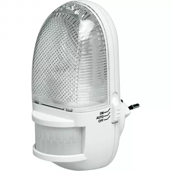 REV öövalgusti liikumisanduriga, LED, 1,5W, 100lm, soe valge, PIR-andur, valge