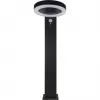 REV LED Solar Light Round Black