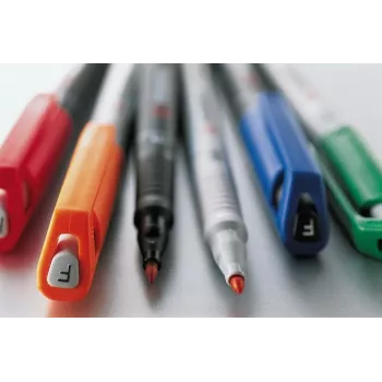 STABILO OHPen Universal Permanent Marker - 10 Pack - Red