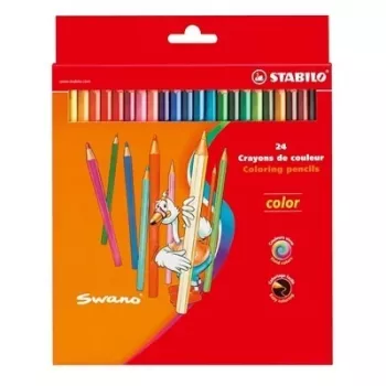 STABILO Color värvipliiatsid - Segatud värvid - 24 pakk