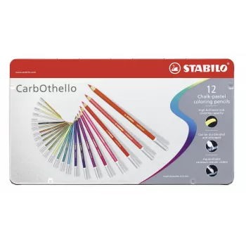 STABILO Carbothello Pastellpliiatsite komplekt - 12 erinevat värvi