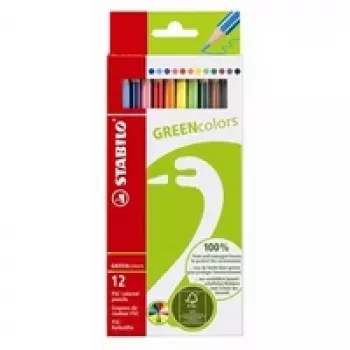 STABILO GREENcolors Värvipliiatsid - Mitmevärviline - 12 tk