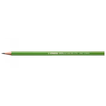 STABILO GREENgraph Grafiitpliiats HB - Roheline/Valge - Kuusnurkne - FSC sertifikaadiga - 2,2 mm