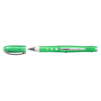 STABILO Worker Colorful Stick Pen Green 0,5 mm Ambidextrous Pack of 10