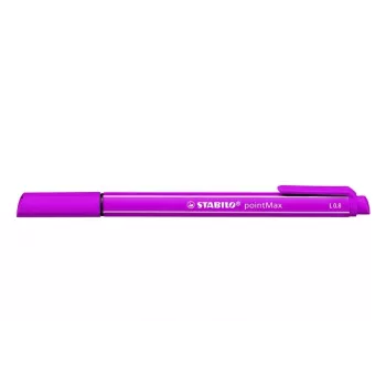 STABILO pointMAX Viltpliiats - Roosa - Keskmine - 0,8 mm - Veepõhine tint - Nailonotsik