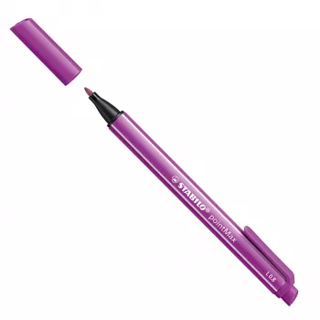 STABILO pointMax Viltpliiats - Lilla - Keskmine 0,8 mm - Ümmargune - Veepõhine tint - Nüülonotsik