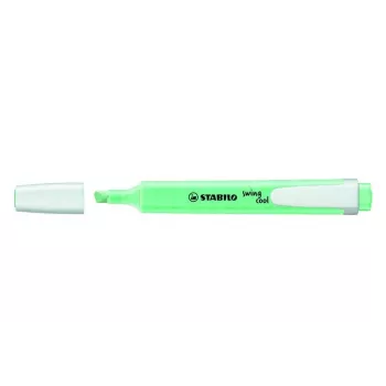 STABILO 275/116-8 Highlighter Pen, Mint Green, Chisel Tip, 1 Pack