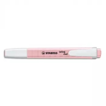 STABILO Swing Cool Pastel Highlighter - Pastel Pink - 1 Piece - Chisel Tip - 1-4 mm Line Width