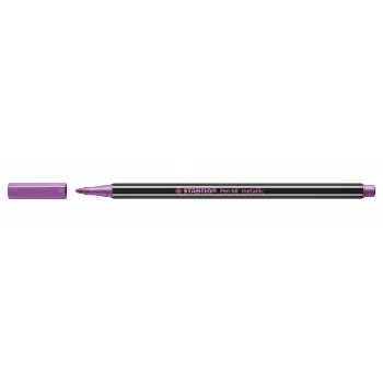 STABILO Pen 68 Metallic Fibre-Tip Pen - Metallic Pink - 1 Piece