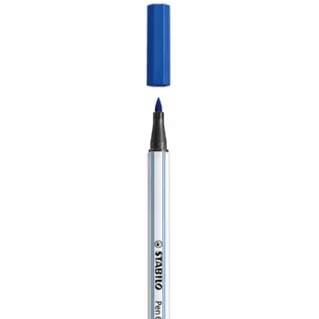 STABILO Pen 68 Brush - Sinine - Pintslitipp - Veepõhine tint - Kuusnurkne - 1 pliiats