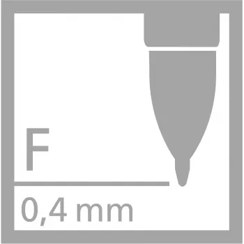 STABILO Point 88 Fineliner Pen 0,4 mm Red - 1 Piece