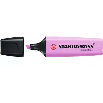 STABILO Boss Original Pastel Highlighter - Frozen Fuchsia - Chisel Tip - 1 tk