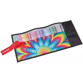 STABILO Pen 68 ARTY Fiber-Tip Pen Set, 25 Pieces, Assorted Colors