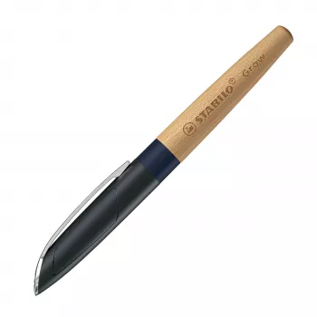 STABILO Climate-Neutral Fountain Pen Grow - Blueberry Blue / Beech