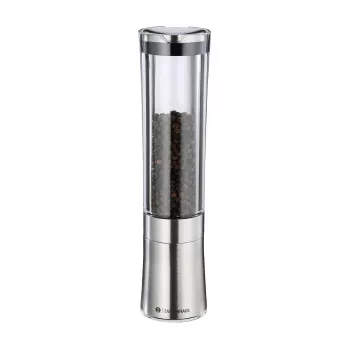 Zassenhaus Pepper Mill KOBLENZ Stainless Steel / Acrylic, 21 cm