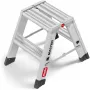 Hailo Master D80 2 x 2 astmeline kahepoolne kokkupandav redel