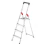 Hailo L51 4-Step Aluminum Safety Stepladder