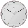 Braun BC17PW Kvartskell Seinale Analoog Vaikne Liikumine 30 cm Valge