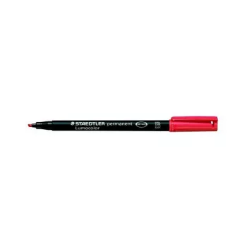 STAEDTLER 314-2 Lumocolor Permanent Marker Red Black Red 2,5 mm 1 Piece