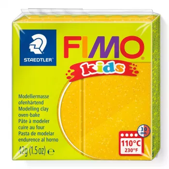 STAEDTLER FIMO Effect Polymer Modelling Clay 8030-112 - Glitter Gold - 57g