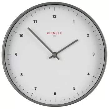 KIENZLE DCF raadiojuhitav seinakell Classic 25 cm, valge