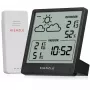 KIENZLE Weather Station Slim (15002) with Wireless Outdoor Sensor, LCD Display, Weather Forecast, Moon Phase, Alarm